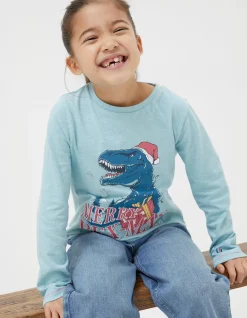 FatFace Dinosaur Graphic T-Shirt|Girls View All