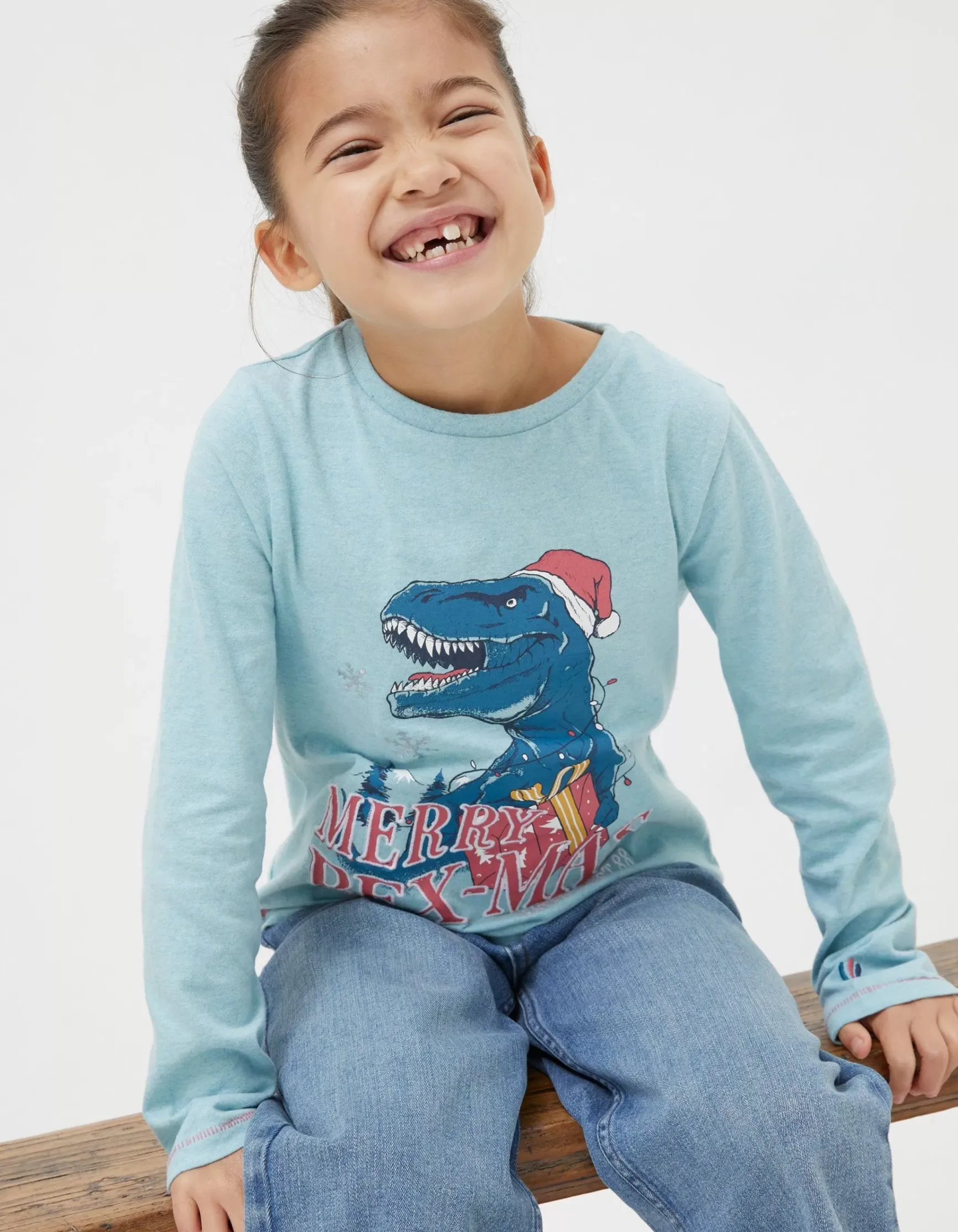 FatFace Dinosaur Graphic T-Shirt|Girls View All