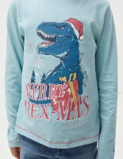FatFace Dinosaur Graphic T-Shirt|Girls View All