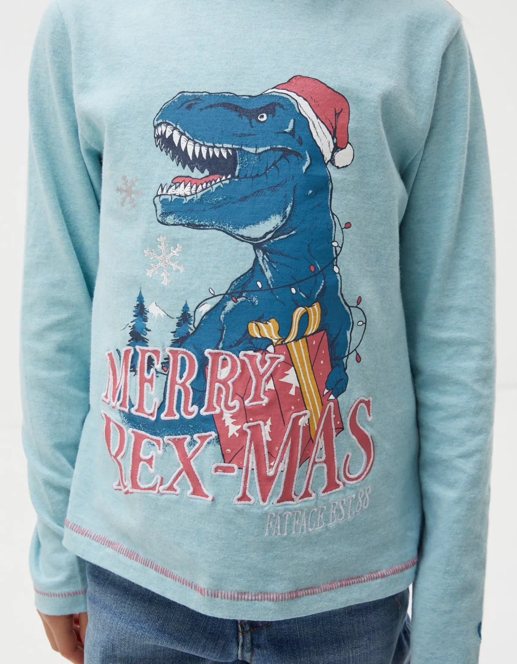 FatFace Dinosaur Graphic T-Shirt|Girls View All