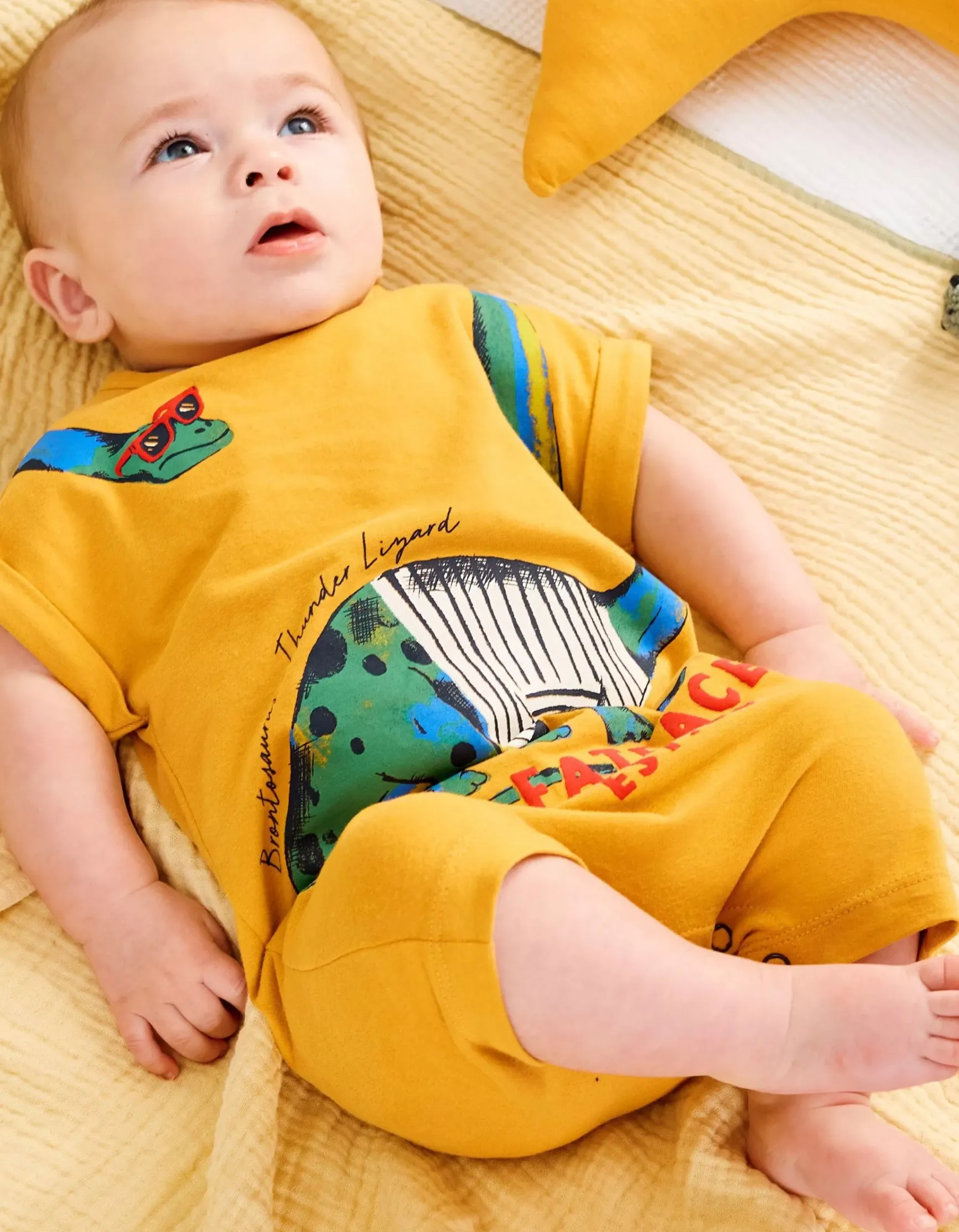 FatFace Dinosaur Romper Suit|Baby View All