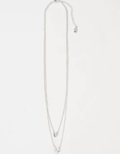FatFace Double Heart Necklace|Women View All