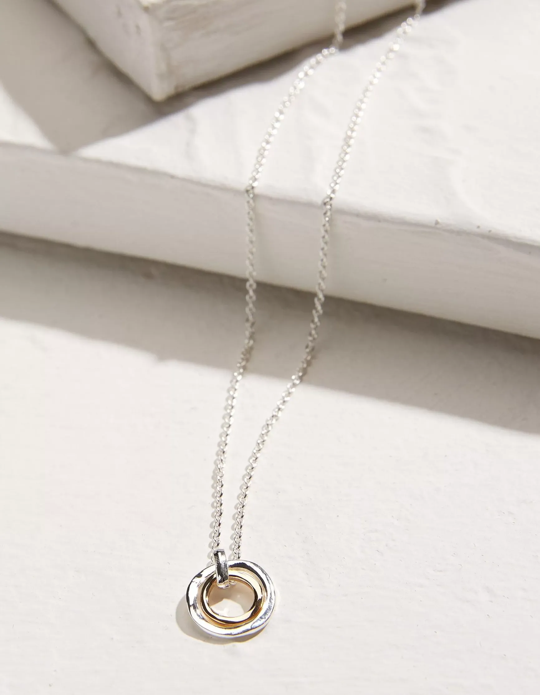 FatFace Double Ring Necklace|Women View All