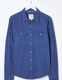 FatFace Drayton Indigo Shirt|Men View All