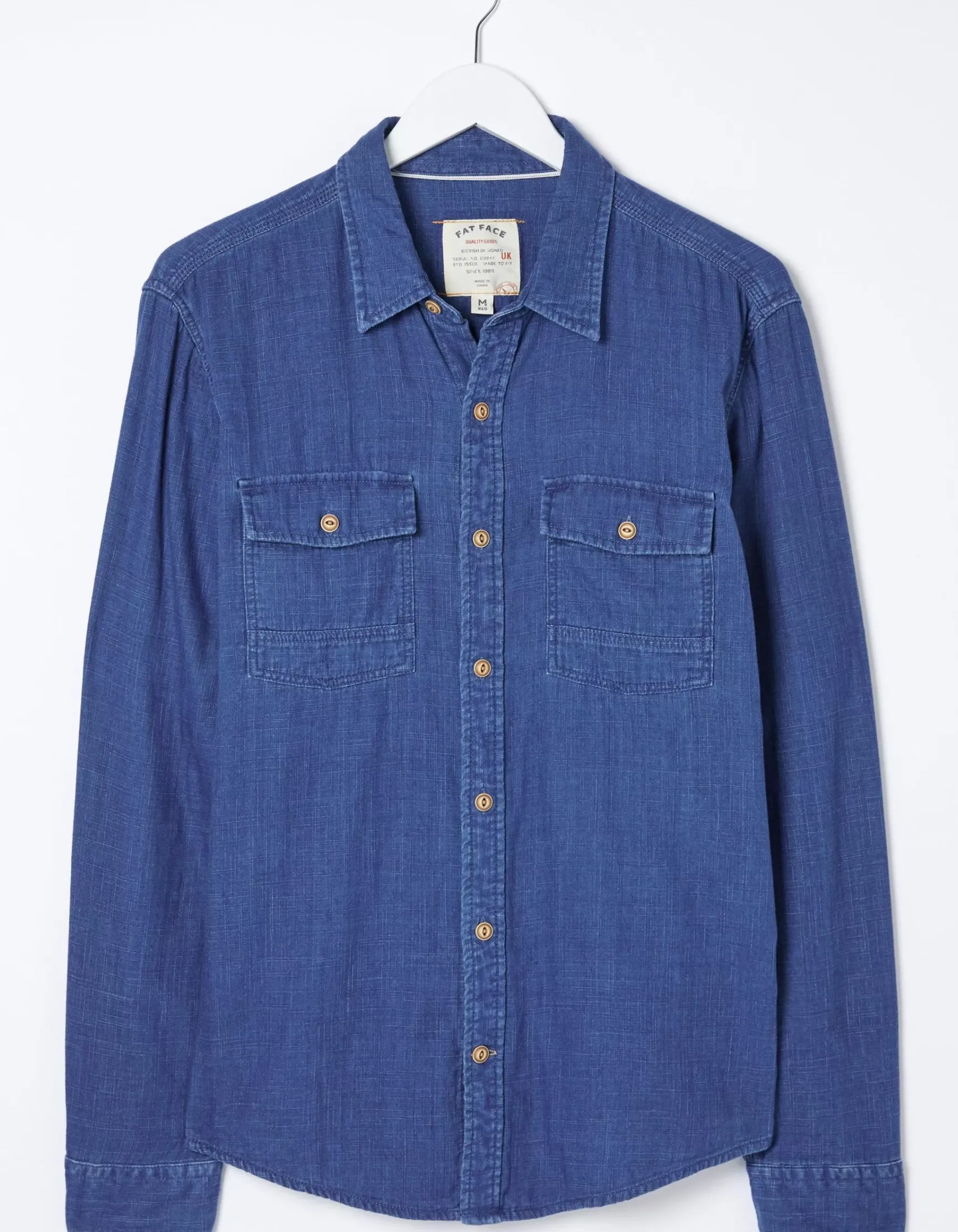 FatFace Drayton Indigo Shirt|Men View All