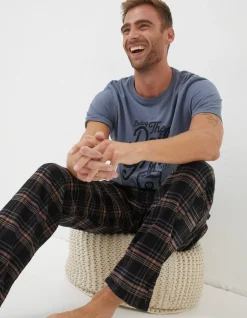 FatFace Dundee Check Pyjama Bottoms|Men View All