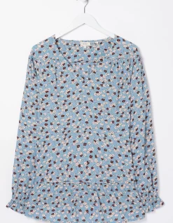 FatFace Dylan Tonal Longline Blouse|Women Shirts & Blouses