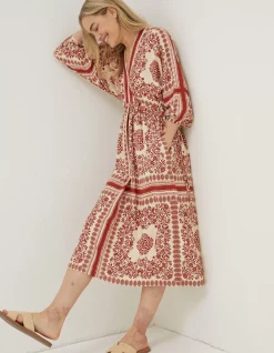 FatFace Effie Bandana Midi Dress|Women Dresses