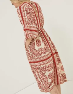 FatFace Effie Bandana Midi Dress|Women Dresses