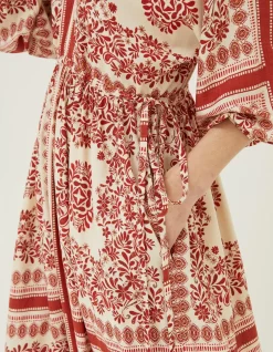 FatFace Effie Bandana Midi Dress|Women Dresses