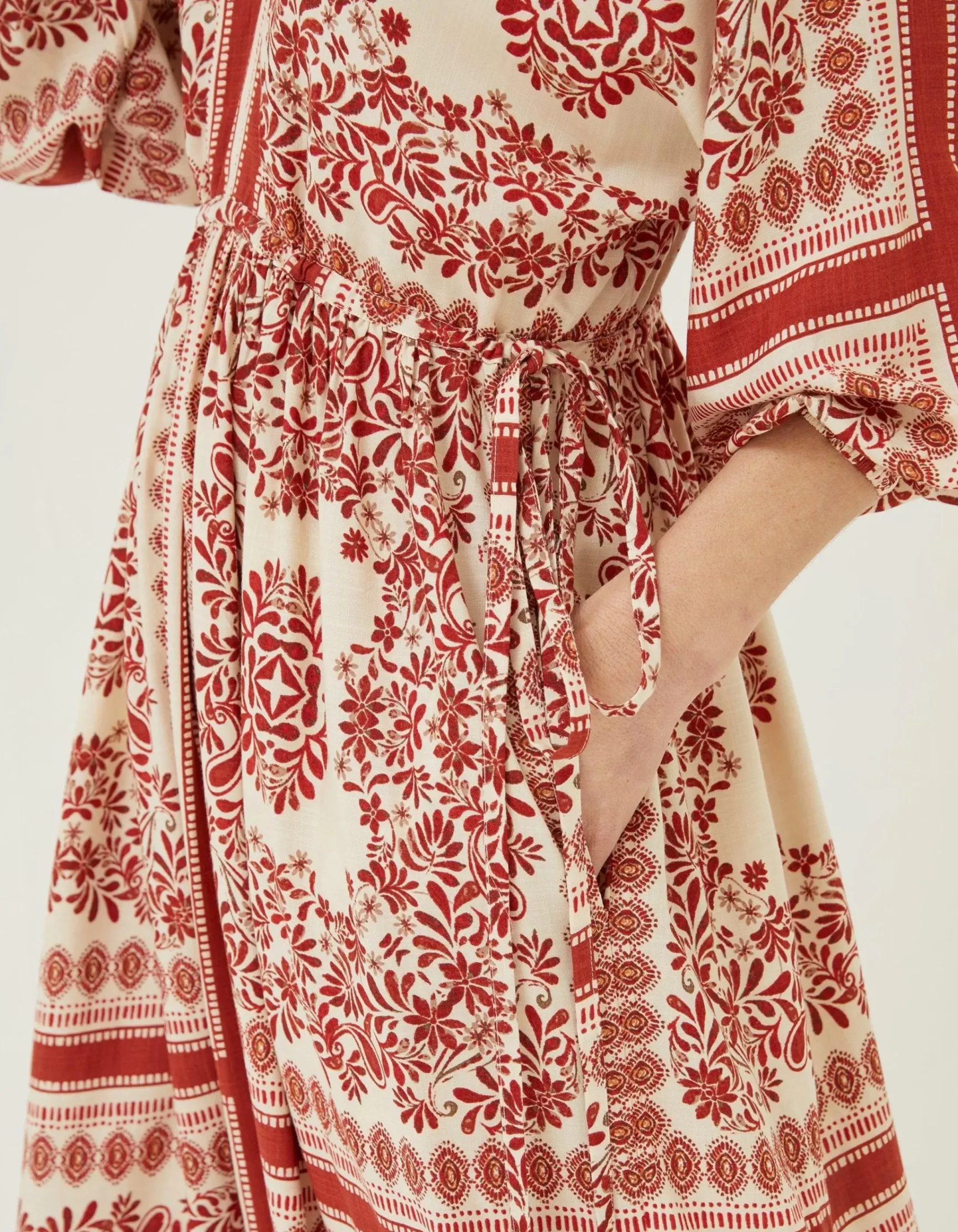 FatFace Effie Bandana Midi Dress|Women Dresses