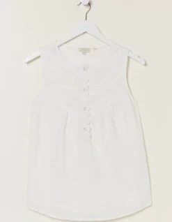 FatFace Elianna Broderie Cami|Women Shirts & Blouses