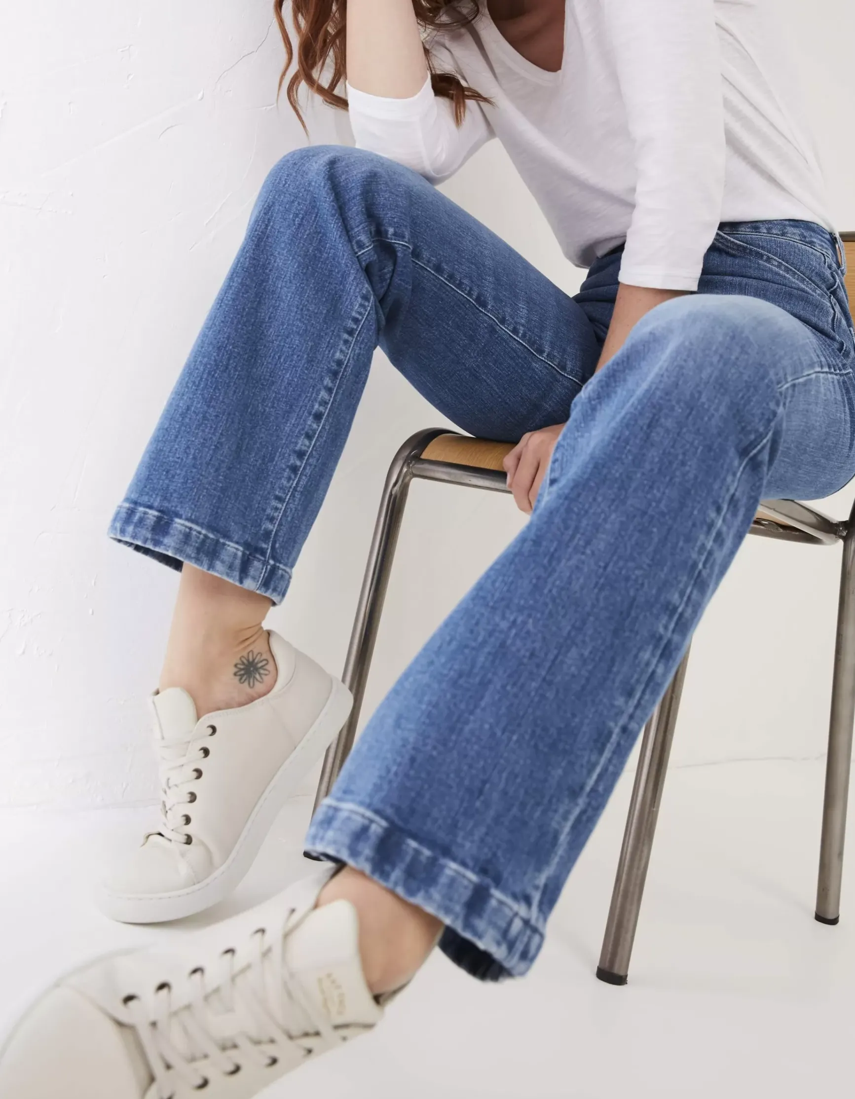 FatFace Elise Wide Leg Comfort Stretch Jeans|Women Jeans & Dungarees