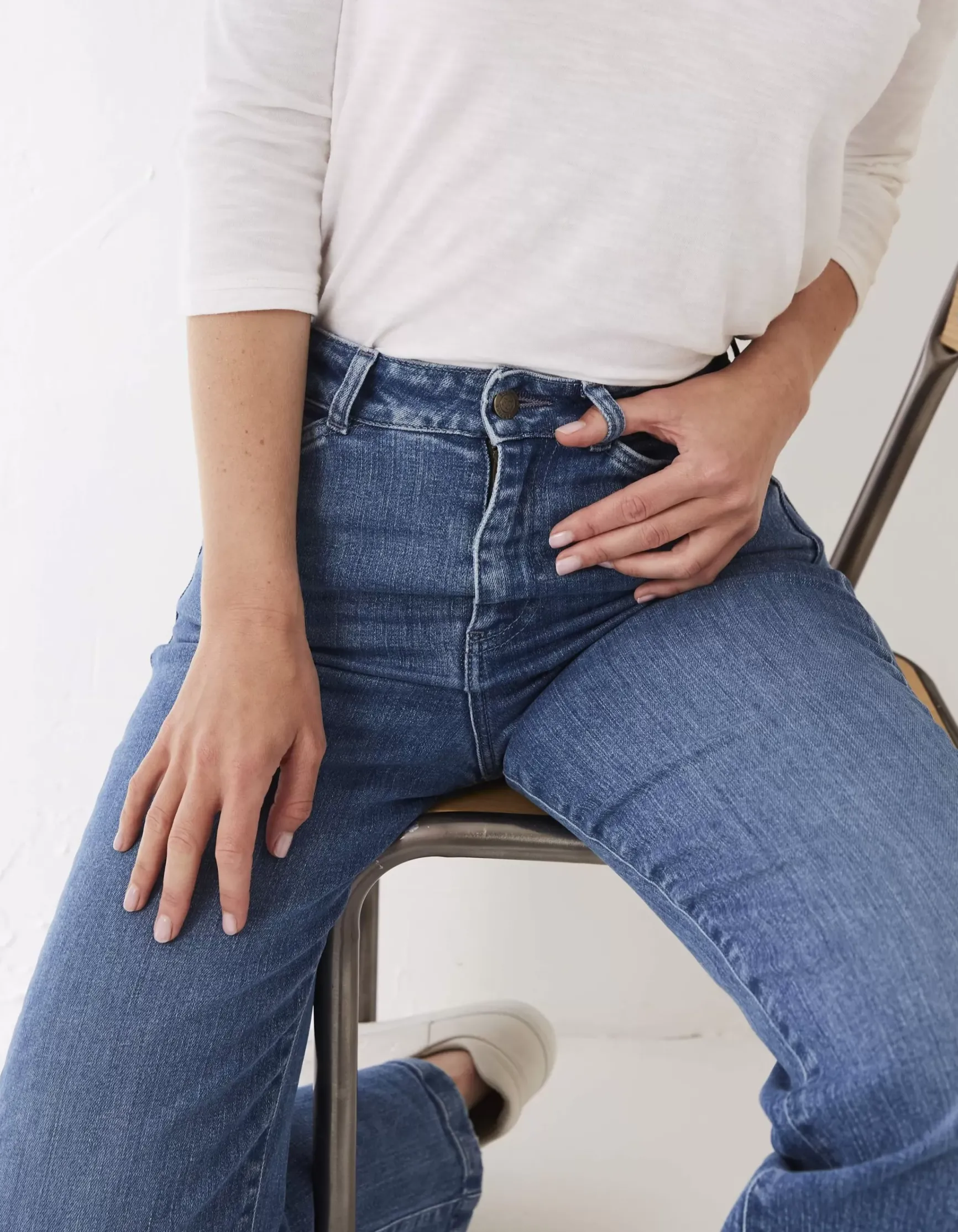 FatFace Elise Wide Leg Comfort Stretch Jeans|Women Jeans & Dungarees