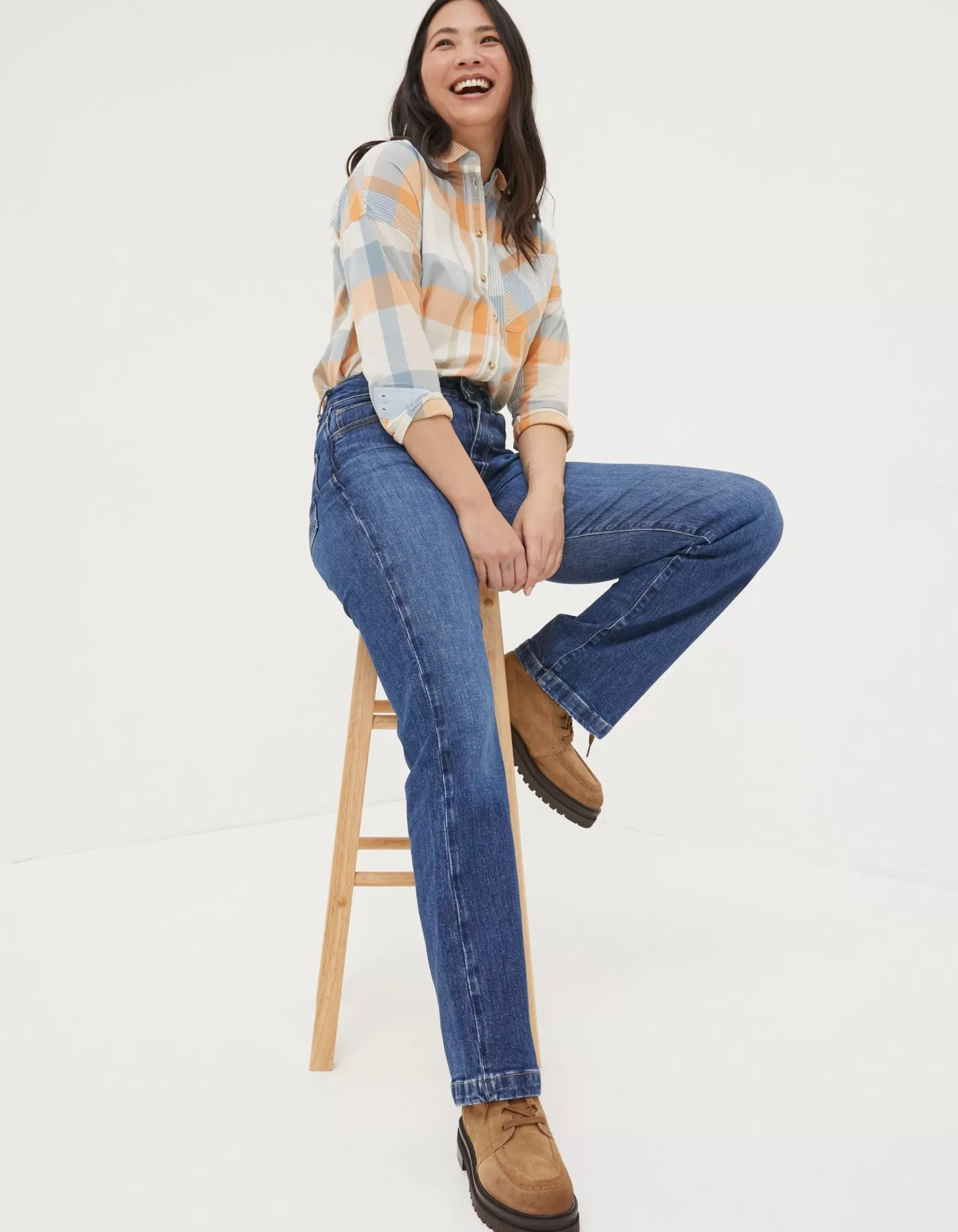 FatFace Elise Wide Leg Jeans|Women Jeans & Dungarees