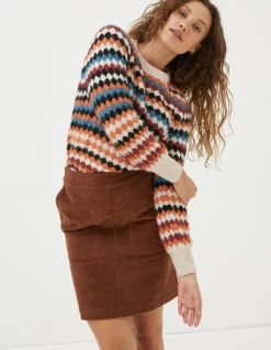 FatFace Eliza Cord Skirt|Women Skirts