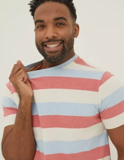 FatFace Ellbridge Stripe T-Shirt|Men T-Shirts