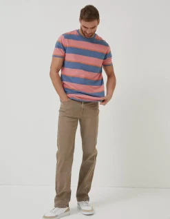 FatFace Ellbridge Stripe T-Shirt|Men T-Shirts