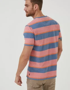 FatFace Ellbridge Stripe T-Shirt|Men T-Shirts