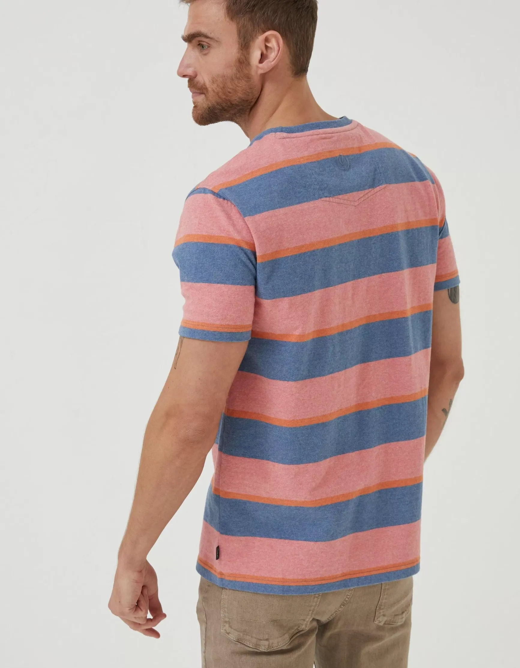 FatFace Ellbridge Stripe T-Shirt|Men T-Shirts