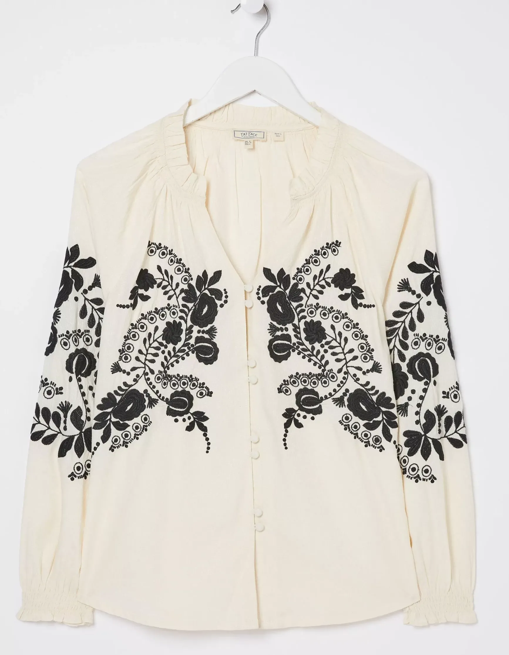 FatFace Ellen Embroidered Blouse|Women Shirts & Blouses