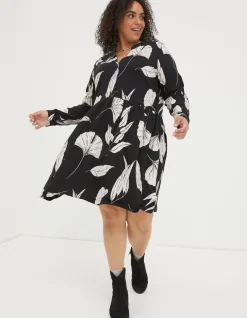 FatFace Elsie Twilight Leaves Dress|Women Dresses