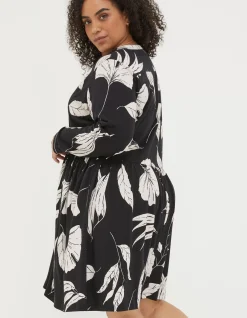 FatFace Elsie Twilight Leaves Dress|Women Dresses
