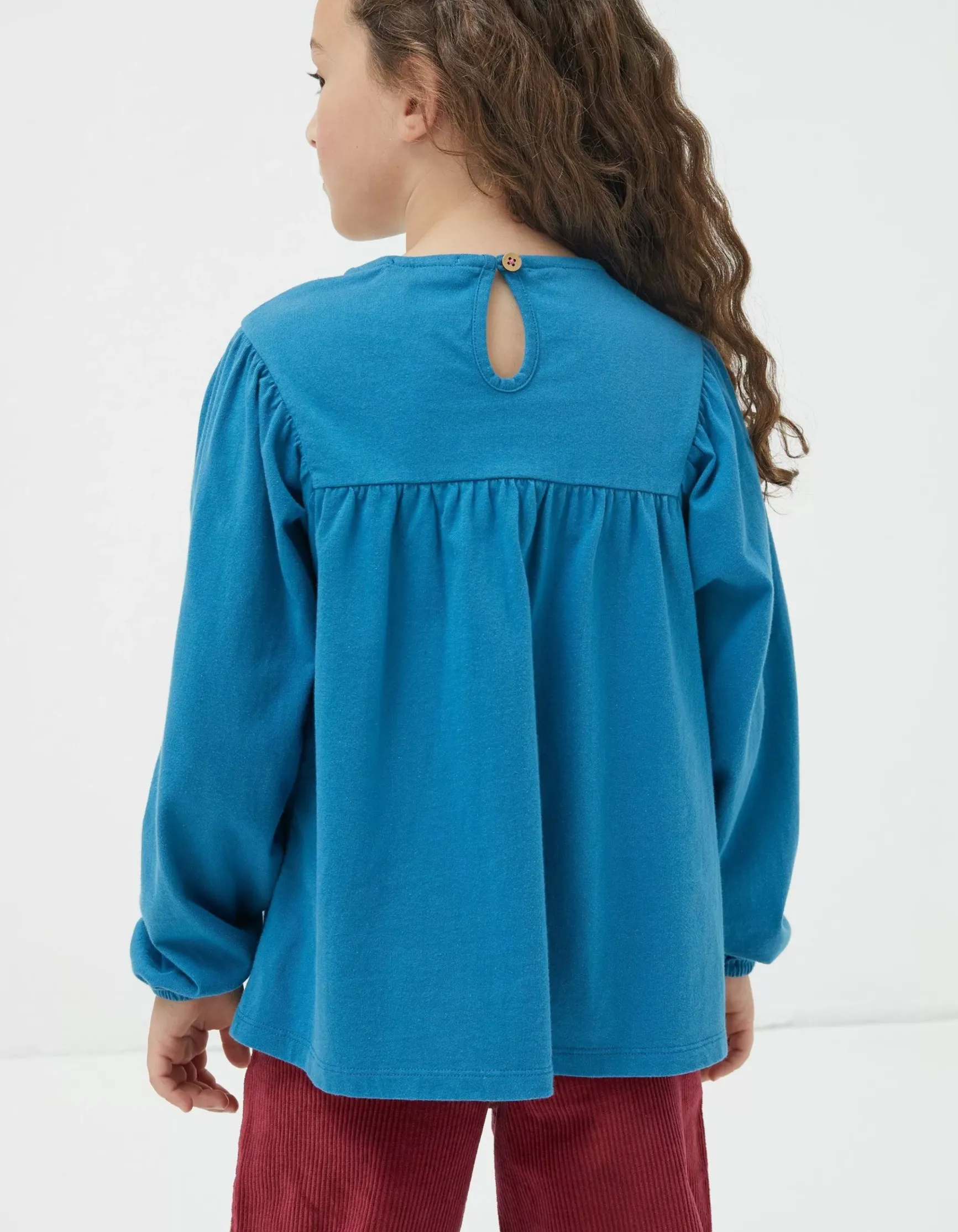 FatFace Embroidered Jersey Top|Girls View All