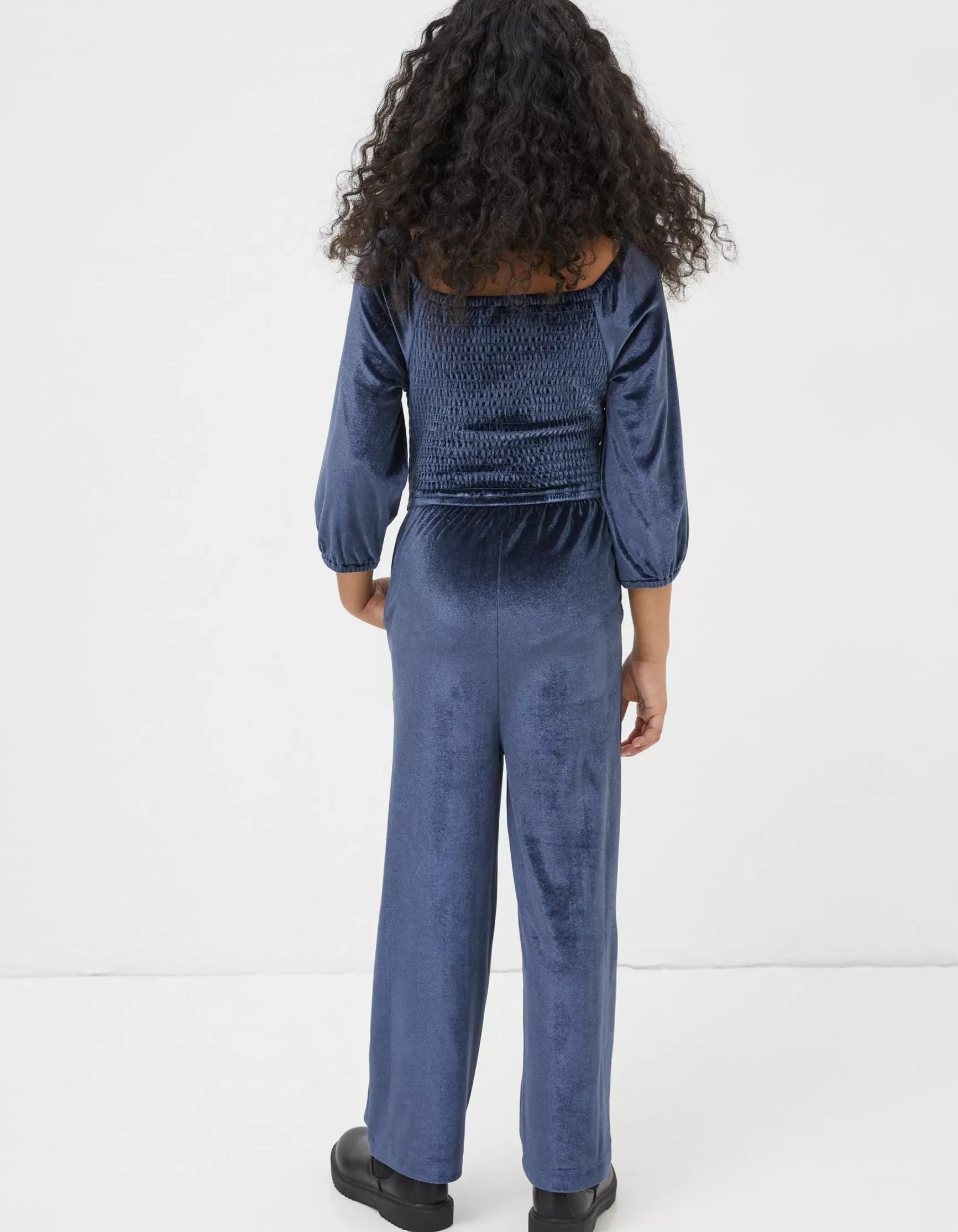FatFace Emily Velvet Jumpsuit|Girls View All
