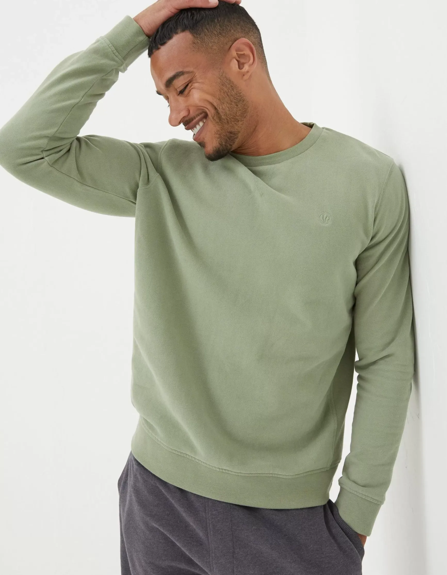 FatFace Emsworth Crew Neck Sweatshirt|Men Sweatshirts & Hoodies