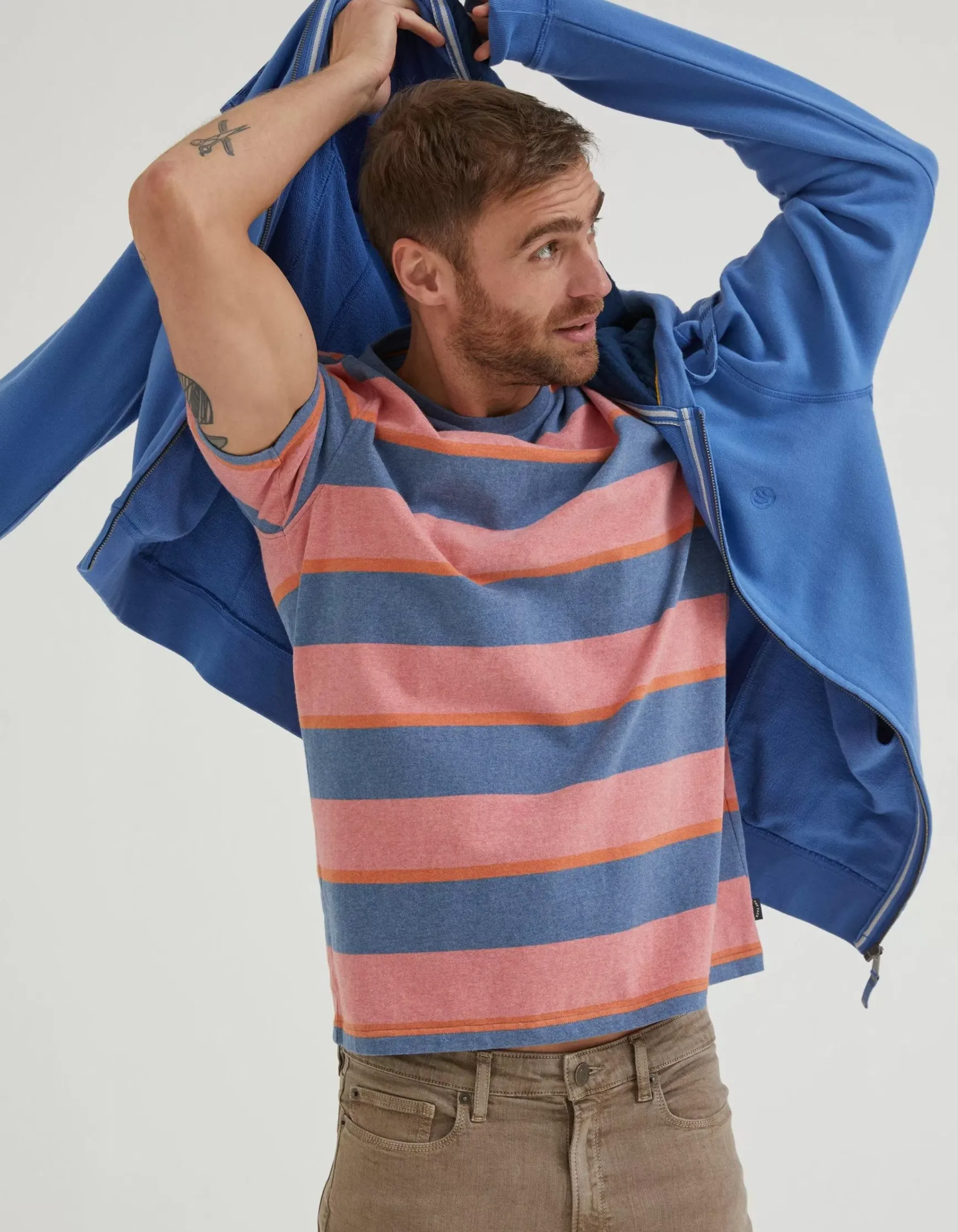 FatFace Emsworth Zip Through Hoodie|Men Sweatshirts & Hoodies