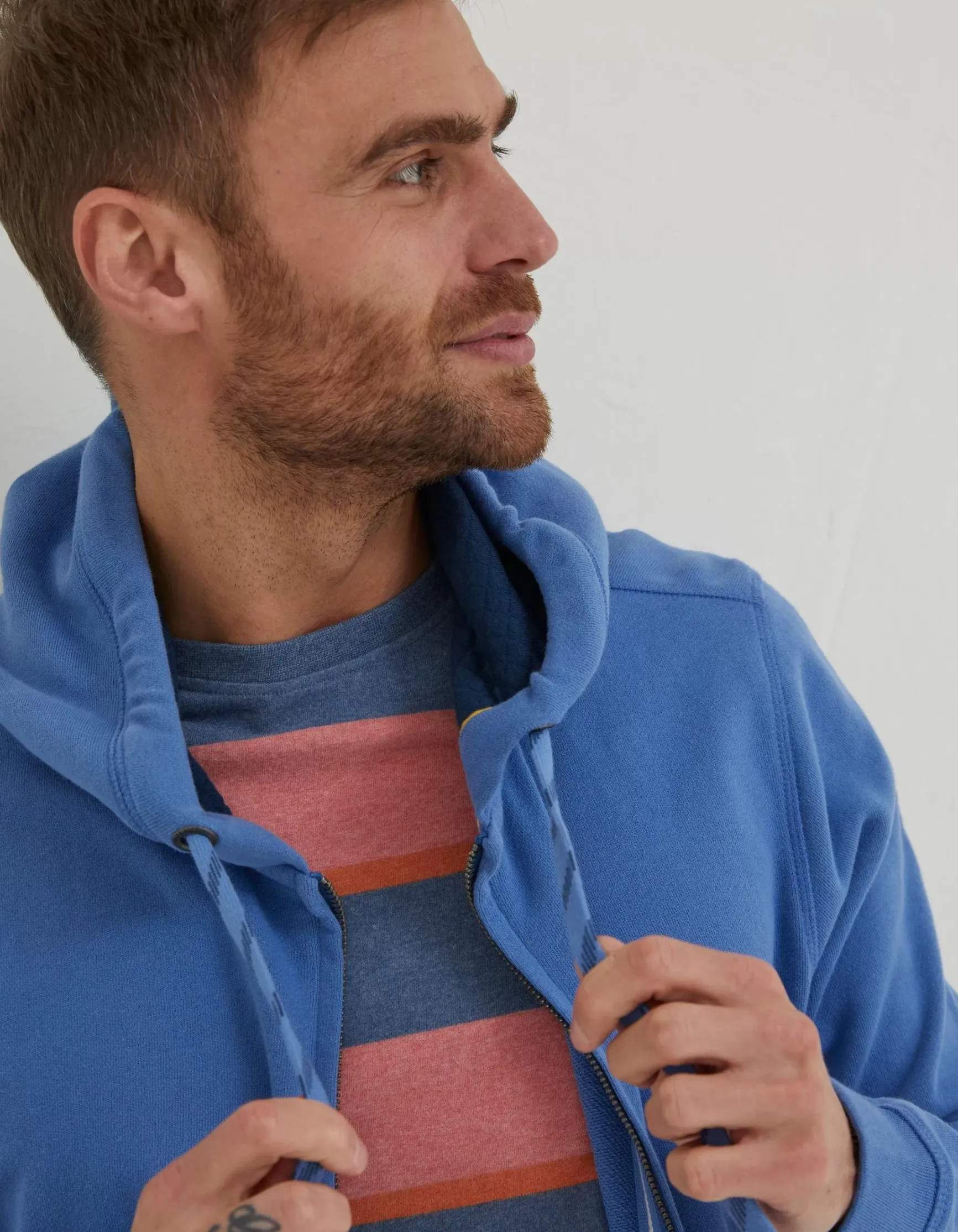 FatFace Emsworth Zip Through Hoodie|Men Sweatshirts & Hoodies