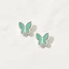 FatFace Enamel Butterfly Studs|Women View All
