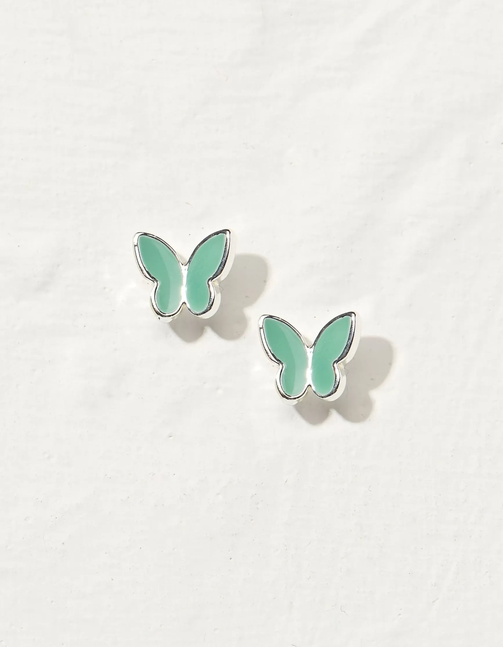 FatFace Enamel Butterfly Studs|Women View All