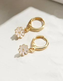FatFace Enamel Flower Drop Earrings|Women View All