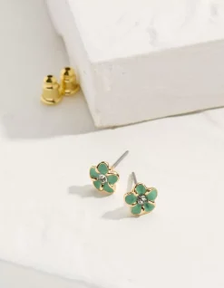 FatFace Enamel Flower Studs|Women View All