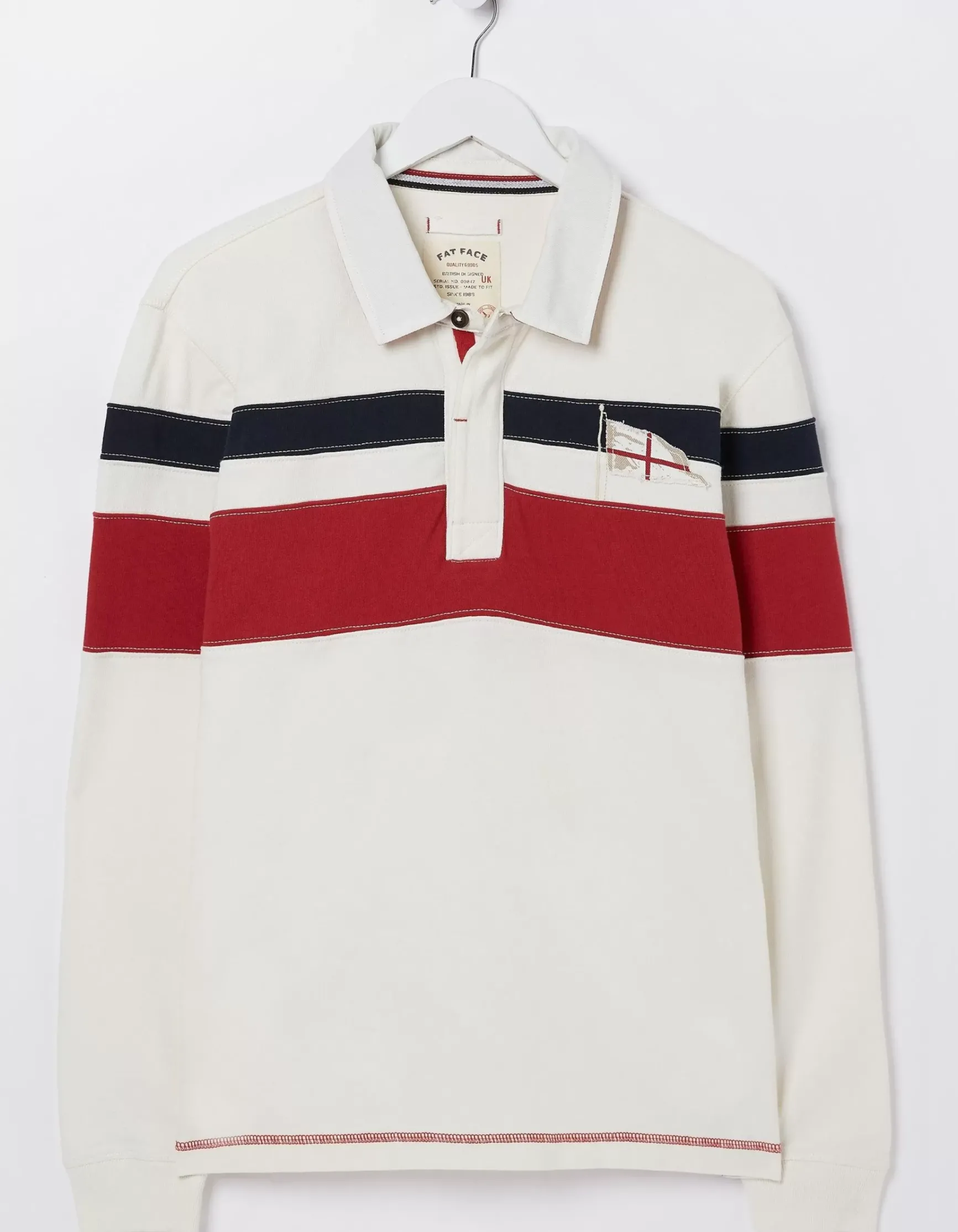 FatFace England Nation Rugby Shirt|Men T-Shirts