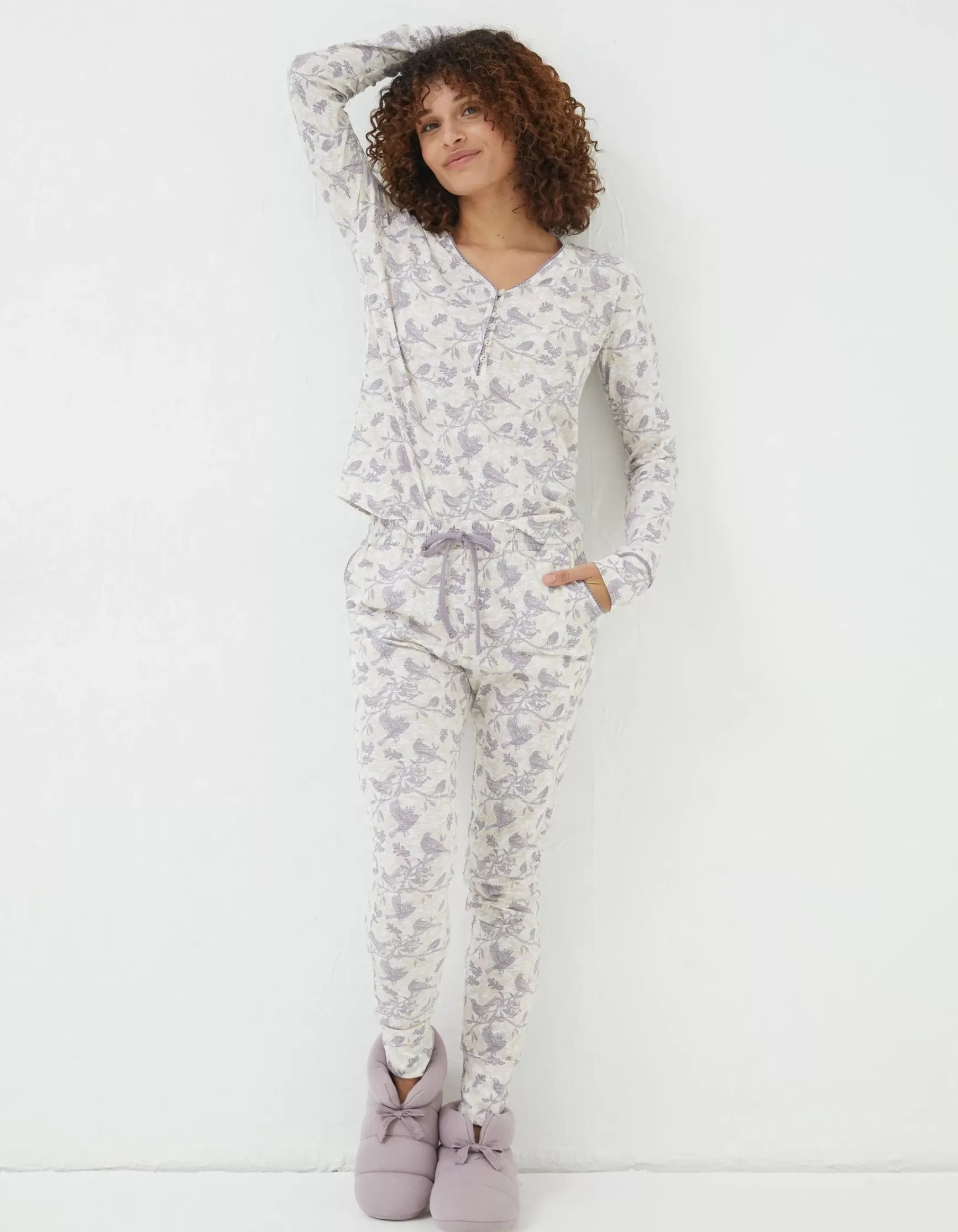 FatFace Estelle Birds Set|Women Nightwear & Loungewear