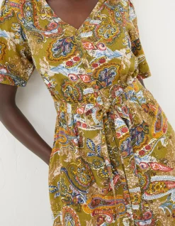 FatFace Estelle Paisley Midi Tea Dress|Women View All
