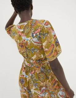 FatFace Estelle Paisley Midi Tea Dress|Women View All