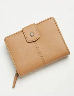 FatFace Etta Leather Zip Purse|Women Bags & Purses