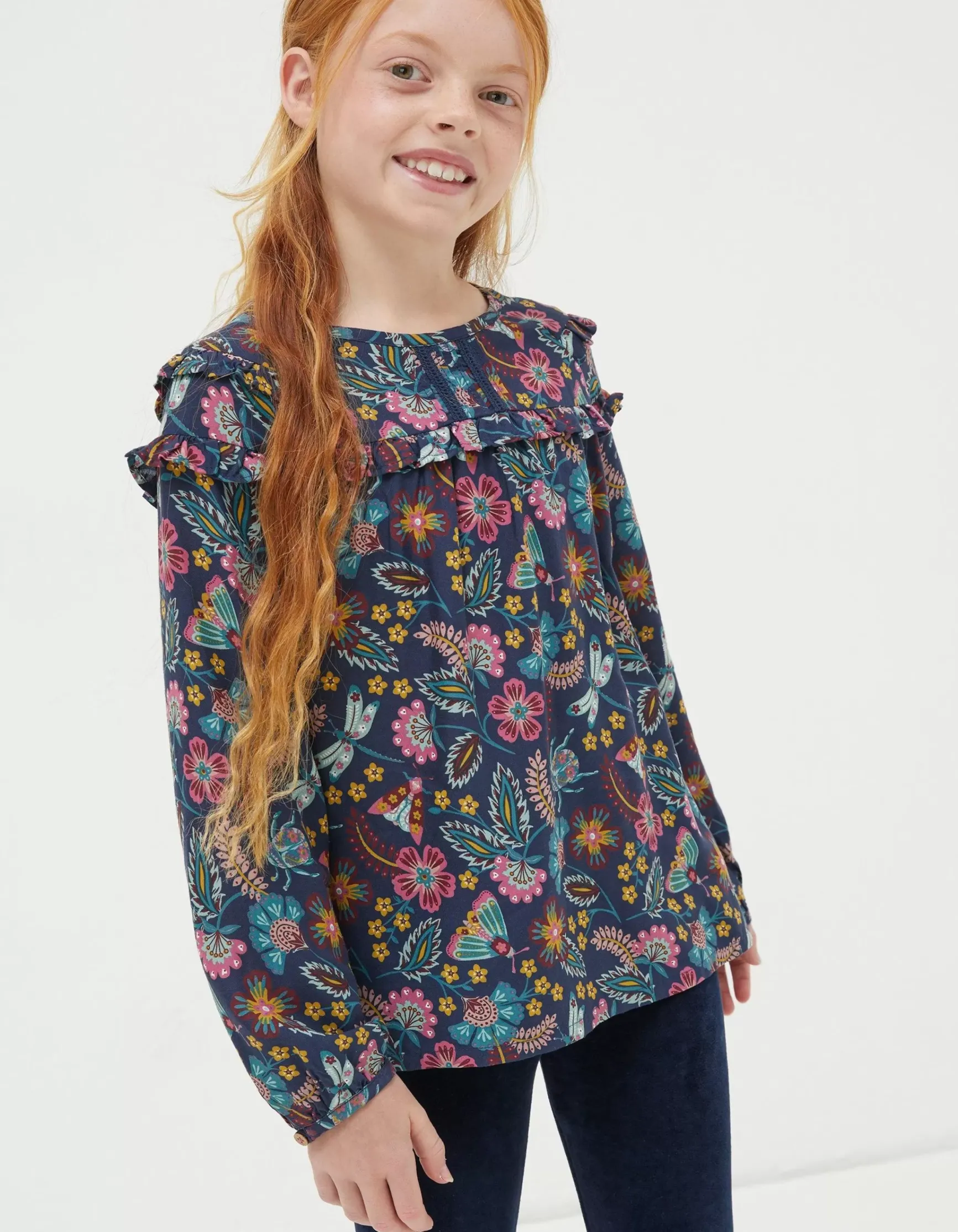 FatFace Eva Garden Floral Blouse|Girls View All