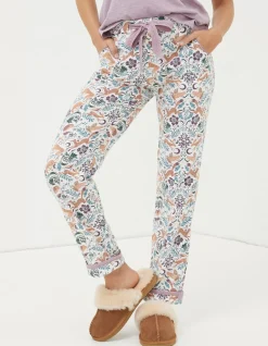 FatFace Eva Lino Animals Pyjama Bottoms|Women Nightwear & Loungewear