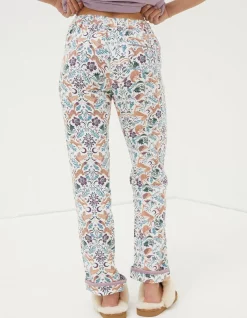 FatFace Eva Lino Animals Pyjama Bottoms|Women Nightwear & Loungewear