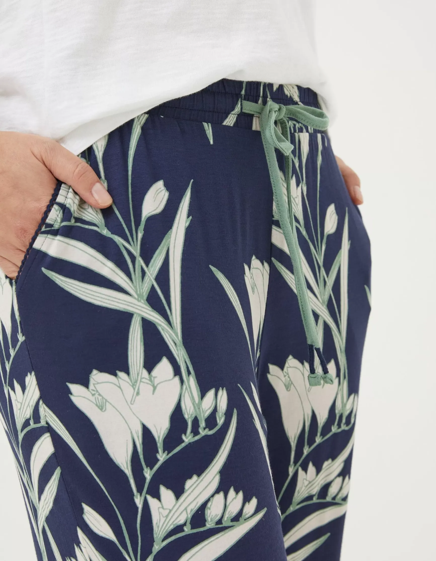 FatFace Eva Spring Blooms Jersey Pyjama Bottoms|Women View All