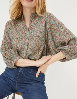 FatFace Evelyn Craft Floral Blouse|Women Shirts & Blouses
