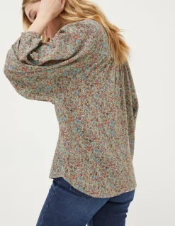 FatFace Evelyn Craft Floral Blouse|Women Shirts & Blouses