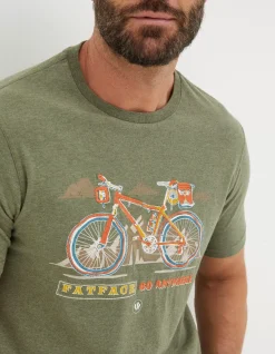 FatFace Explore Outdoors Bike T-Shirt|Men View All