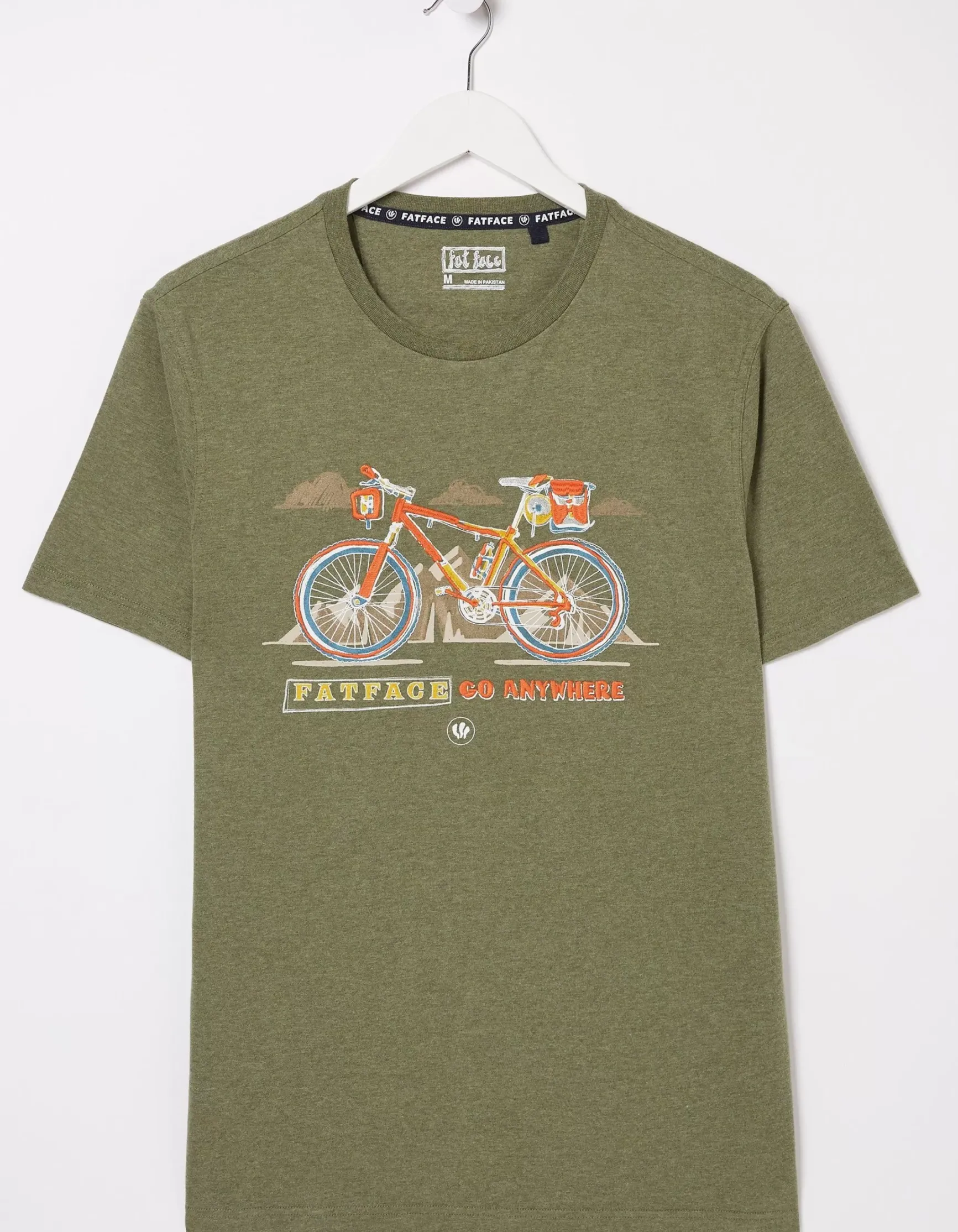 FatFace Explore Outdoors Bike T-Shirt|Men View All