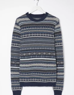 FatFace Fairisle Crew Jumper|Men Knitwear